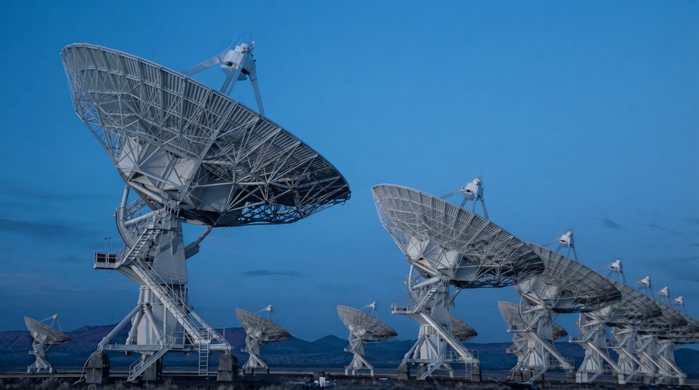 Editorial illustration for Fast Radio Bursts: Why a Distant Flash of Radio Waves Points to Magnetars