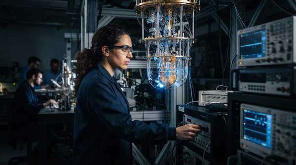 Editorial illustration for Oxford Scientists Stop Quantum Particle With a Field It Never Touched