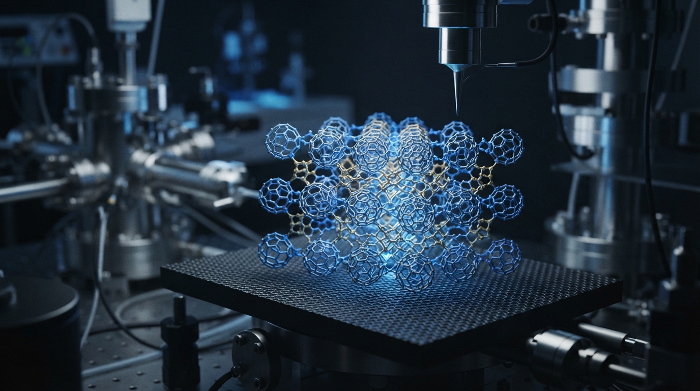 Editorial illustration for Self-Assembling Nanomaterials: How Molecular Building Blocks Dictate Structure and Function